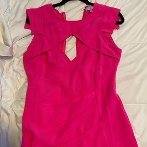 hot pink dress